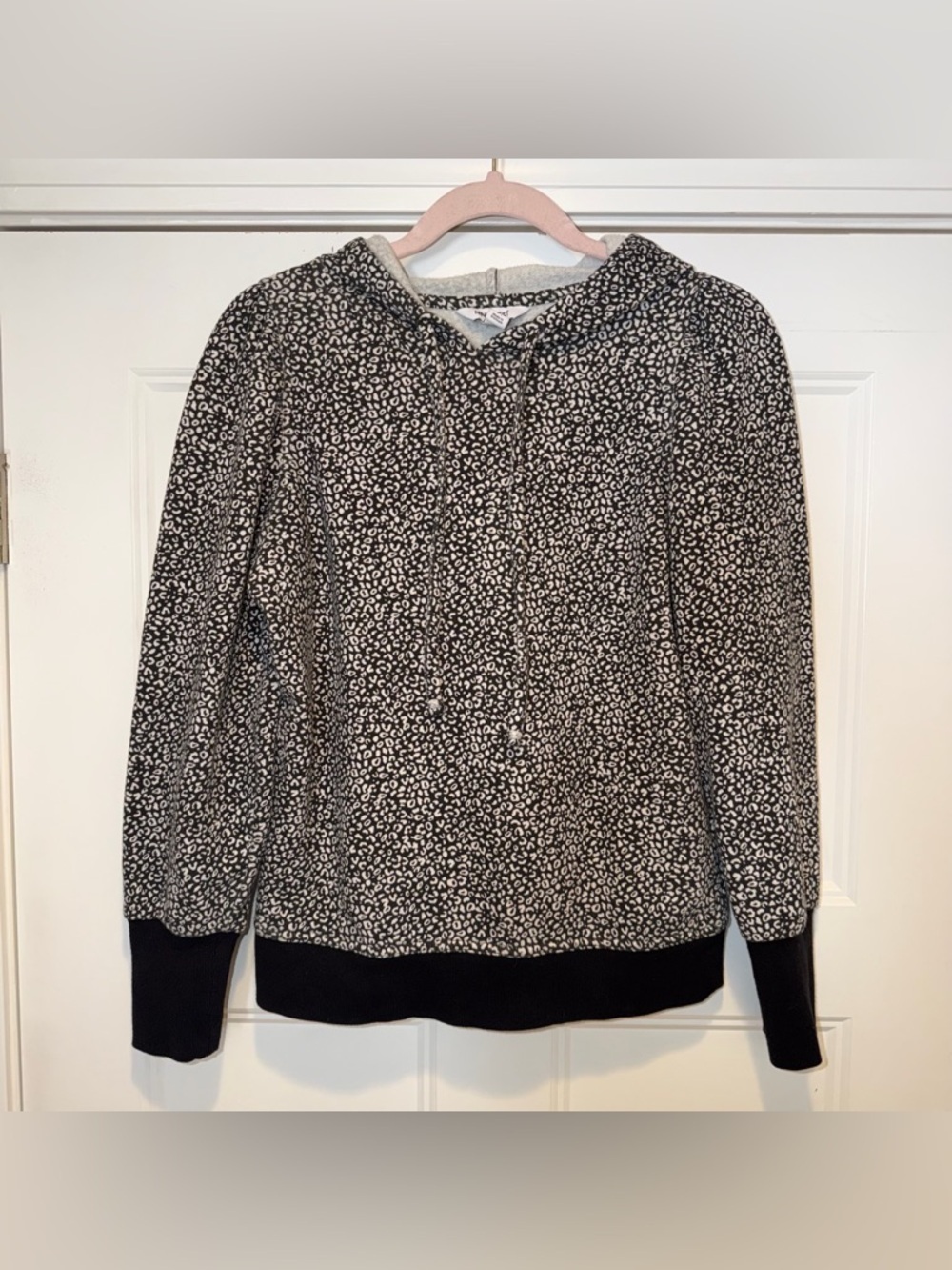 Nine West Animal Print Lightweight Hoodie